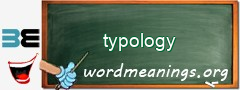 WordMeaning blackboard for typology